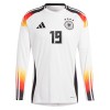 Maglia da Calcio a Maniche Lunghe Germania Sane 19 Casa Euro 2024 per Uomo